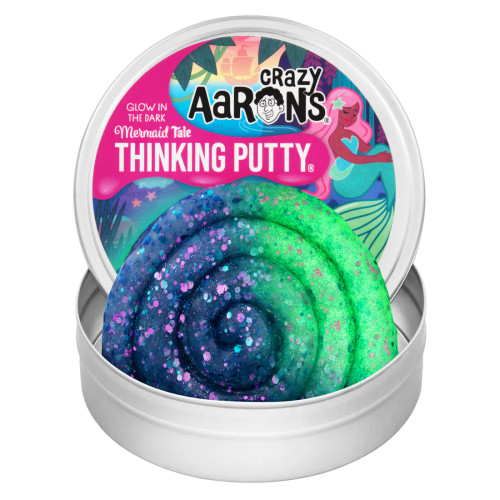 CRAZY AARONS Mermaid Tale | Glowbrights Thinking Putty
