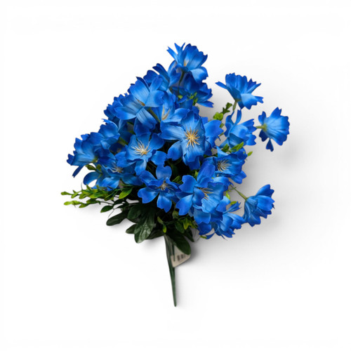 Bright Blue Cosmo Blossoms