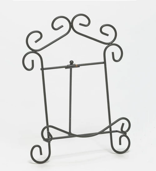 11.25" Black Scroll Easel