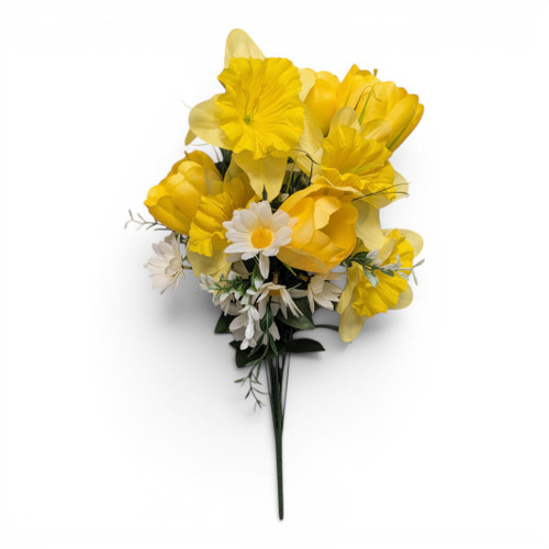 Yellow / Cream Tulip Daffodil Mixed Bush