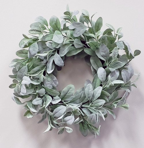 22" Lambs Ear Wreath