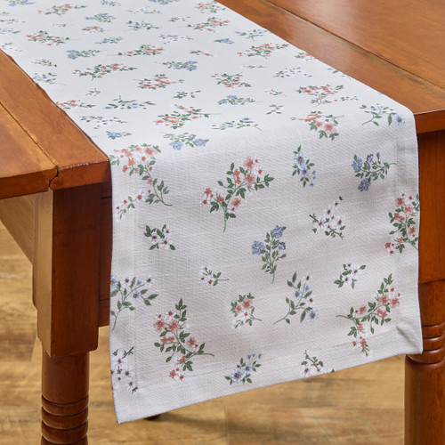Backyard Flowers Table Runner - 54" L