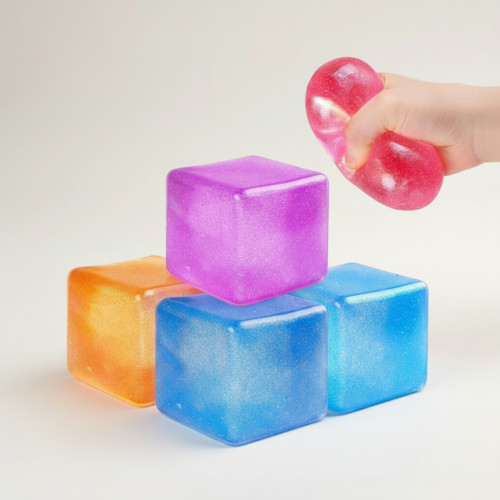 Sugar Cube Squishy – Viral Tik Tok Trend Mystery Color Sensory Fidget Toy