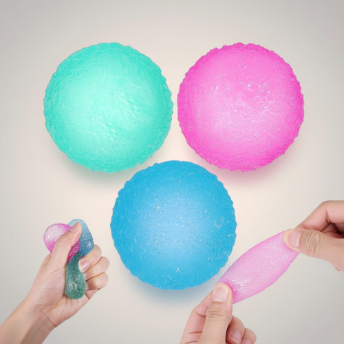 Textured Sugar Ball Squishy – Viral Tik Tok Trend Mystery Color Sensory Fidget Toy