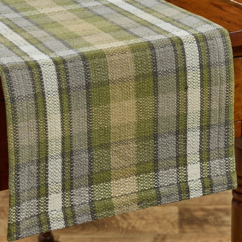 Boulder Lodge Plaid Table Runner, 13" x 54"