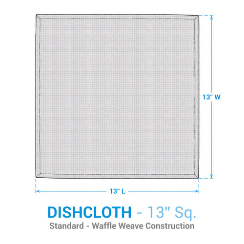 Boulder Lodge Plaid Waffle Weave Dishcloth, 13" 