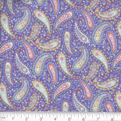 Lilac Perfect Paisley Cotton Fabric