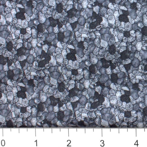 Gray Rocky Tonal Cotton Fabric
