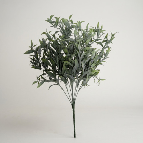 Frosted Olive Leaf Greenery Bush