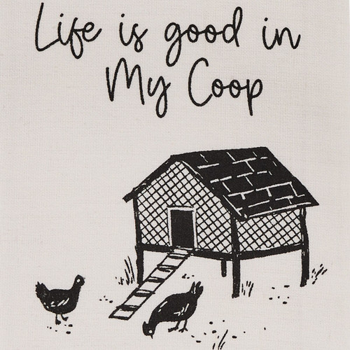 Life Is Good Dishtowel