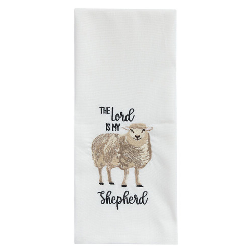The Lord Is My Shepherd Decorative Dishtowel