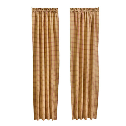 Persimmon Lined Panels 84" L