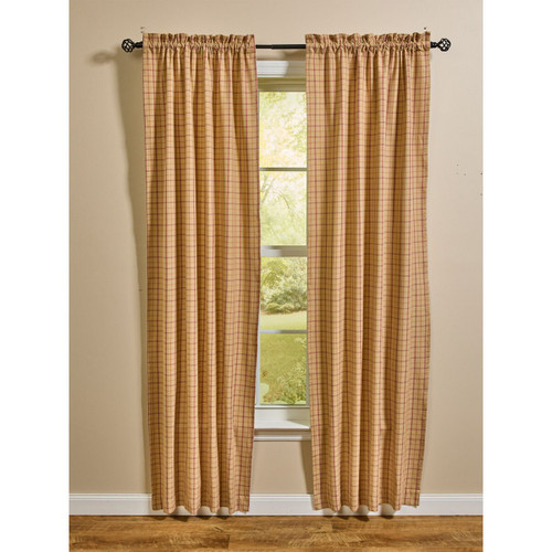 Persimmon Lined Panels 84" L