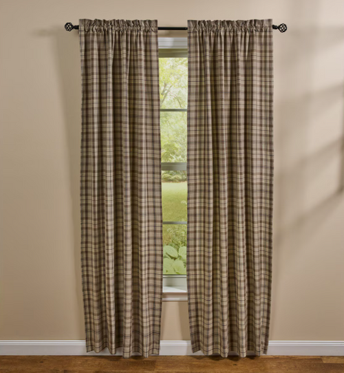 Plains Plaid Lined Panels 84" L