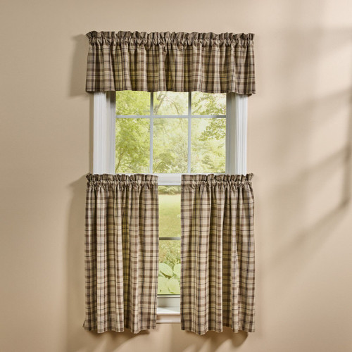Plains Plaid Valance 14" L