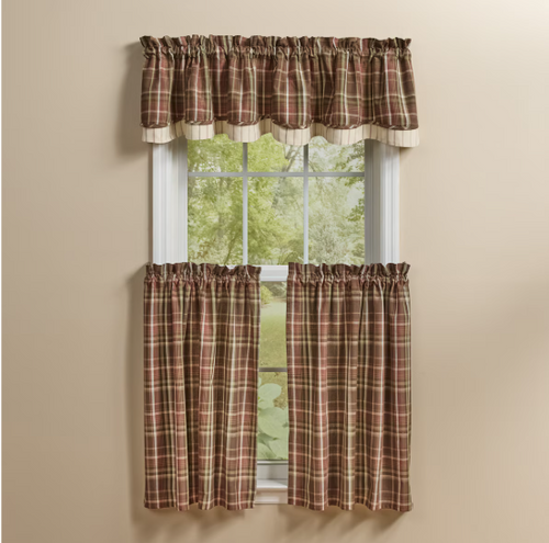 Sussex Lined Layered Valance 16" L