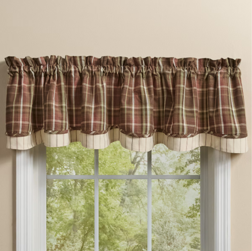 Sussex Lined Layered Valance 16" L