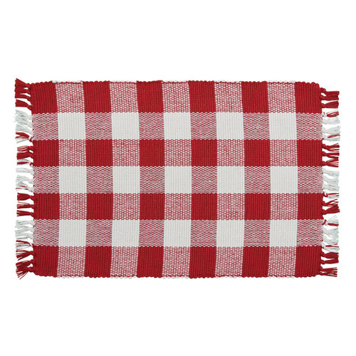 Wicklow Check Placemat - Red&Cream