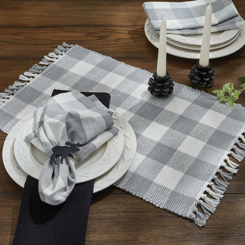 Wicklow Yarn Placemat - Dove