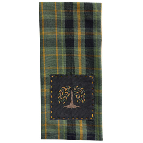 Willow Lane Plaid Decorative Dishtowel