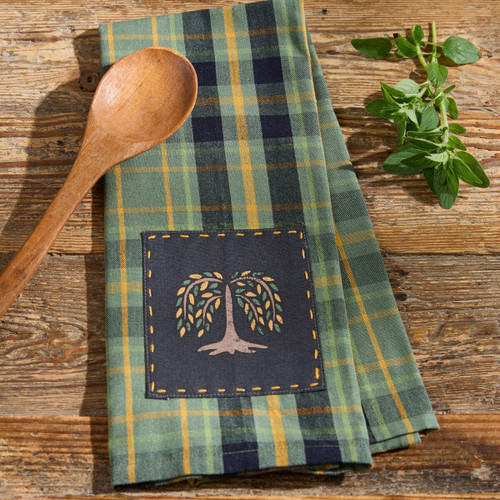 Willow Lane Plaid Decorative Dishtowel