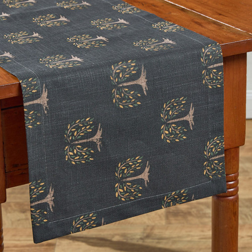 Willow Trees Print Table Runner 36"L