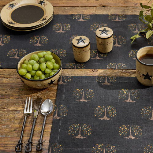 Willow Trees Print Table Runner 54"L
