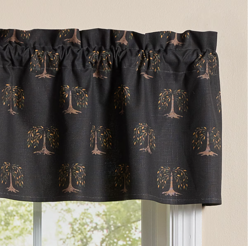 Willow Trees Print Valance 14"L