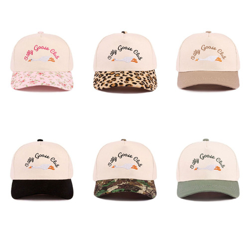 "Silly Goose Club" Embroidered Two-Tone Trucker Hat