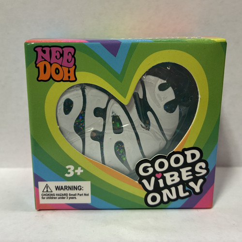 **NeeDoh** Good Vibes Only Heart Squishy Stress Toy (Styles Vary)