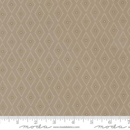 Poinsettia and Pear Stone Diamond Floral Blender Cotton Fabric