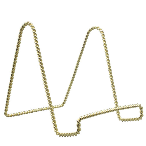 Tripar 6" Brass Twisted Wire Display Stand