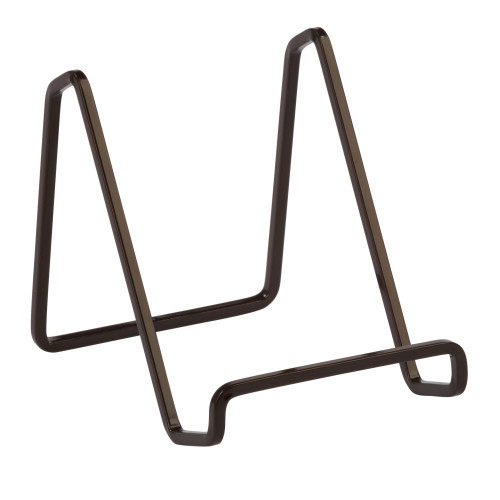 Tripar 4" Mahogany Square Wire Display Stand