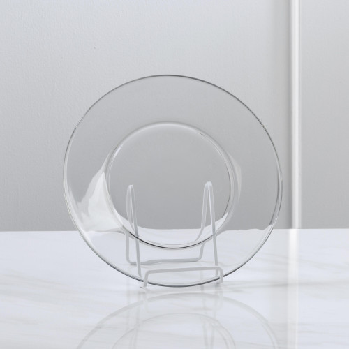 4" Bright White Square Wire Stand