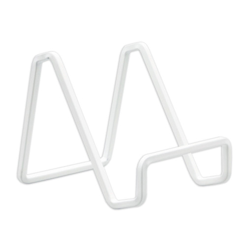 3" Bright White Square Wire Stand