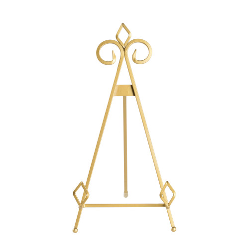 14" Gold Keller Metal Easel