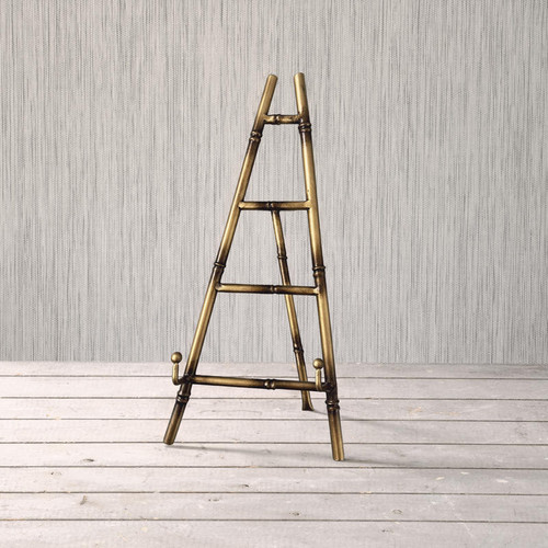 Tabletop 13" Metal Bamboo Style Easel