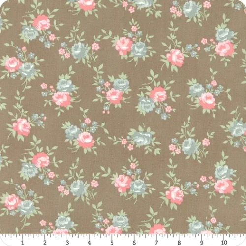 Rosemary Cottage Cedar Gather Floral Cotton Fabric