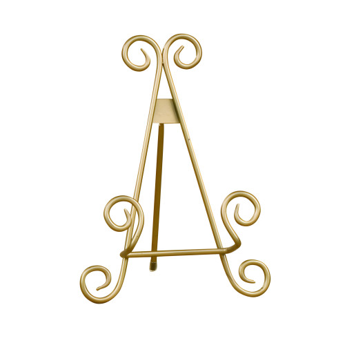 9" Stratford Gold Metal Easel