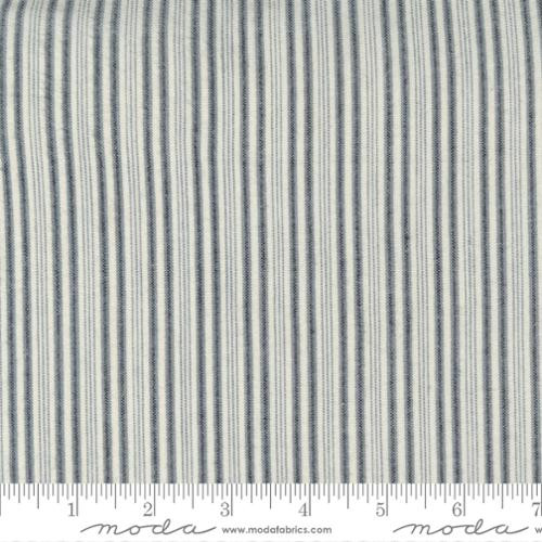 Urban Homestead Gray Ticking Stripe Woven Fabric