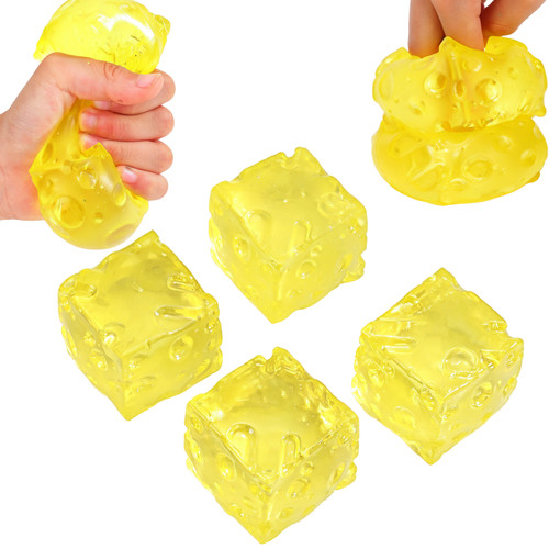 Sugar Dough Clear Yellow Cheese Squishy