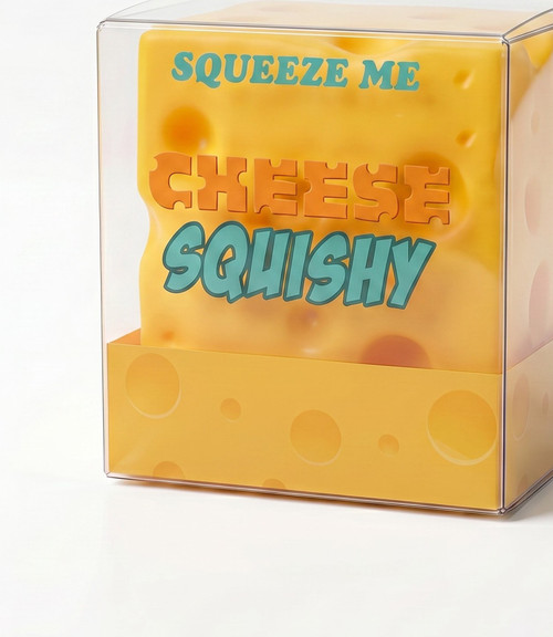 Yellow Cheese Stress Squishy