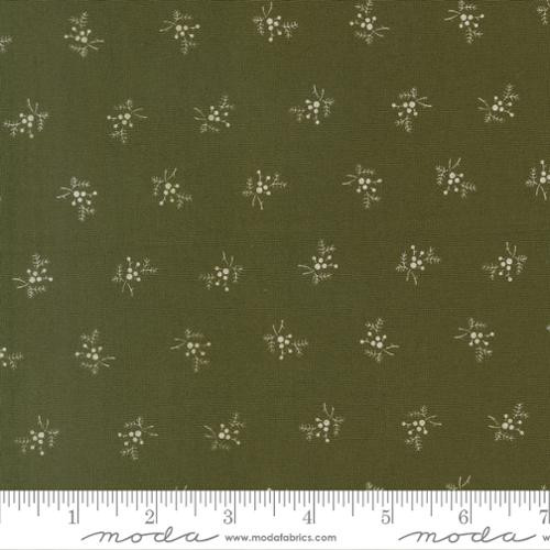 Joyful Gatherings II Evergreen Floral Sprigs Cotton Fabric