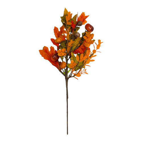 Fall Leaves Pick with Mini Pumpkins