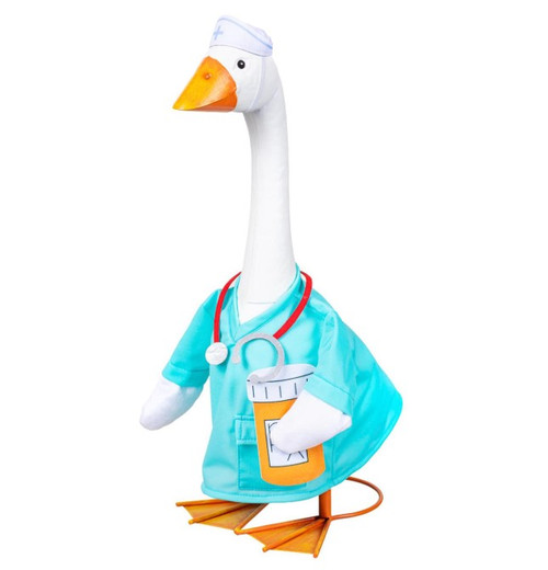 Giddy the Goose Nurse Scrubs Outfit