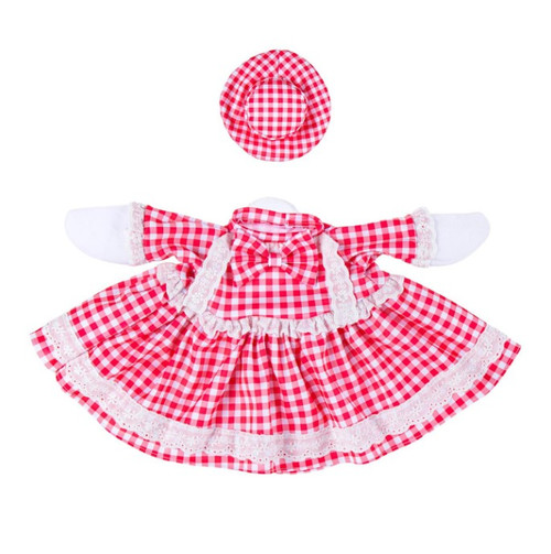 Giddy the Goose Red Gingham Farmhouse Dress