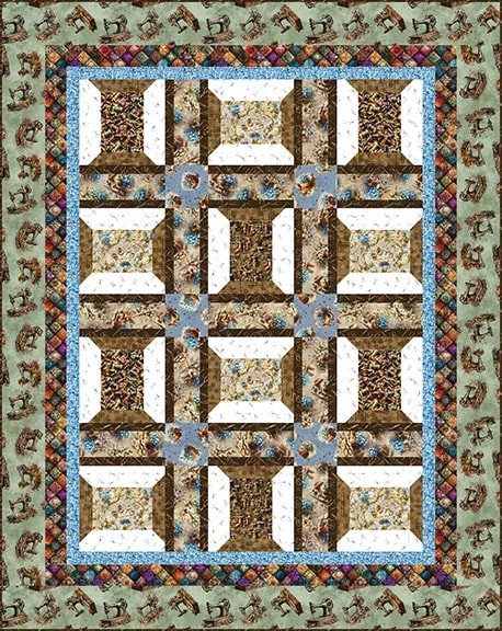 Forget Me Not ~ Sew Vintage Quilt **Download Free Pattern**