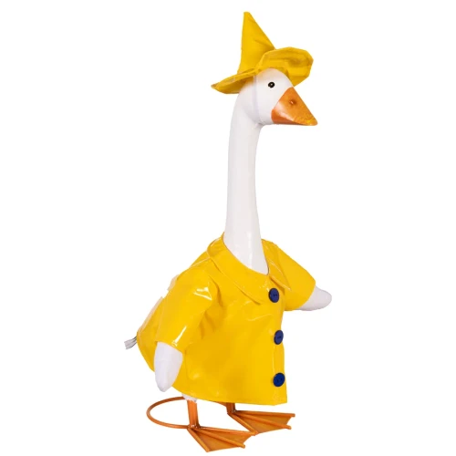 Giddy the Goose Yellow Raincoat Outfit - Fits 21" Porch Goose