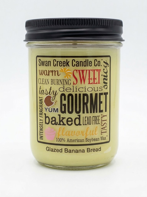 Glazed Banana Bread 12 oz. Pantry Jar Candle