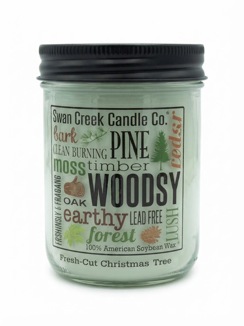 Fresh Cut Christmas Tree 12 oz. Pantry Jar Candle